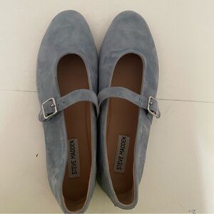 Steve Madden Blue Mary Jane Flats
